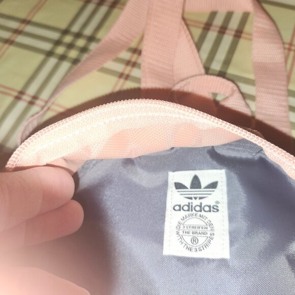 ADIDAS Originals Santiago Pink Mini Backpack - PINK Tillys LIKE NEW - Picture 8 of 12